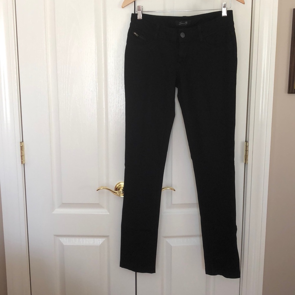 Seven7 Black Stretch Pants Size 29